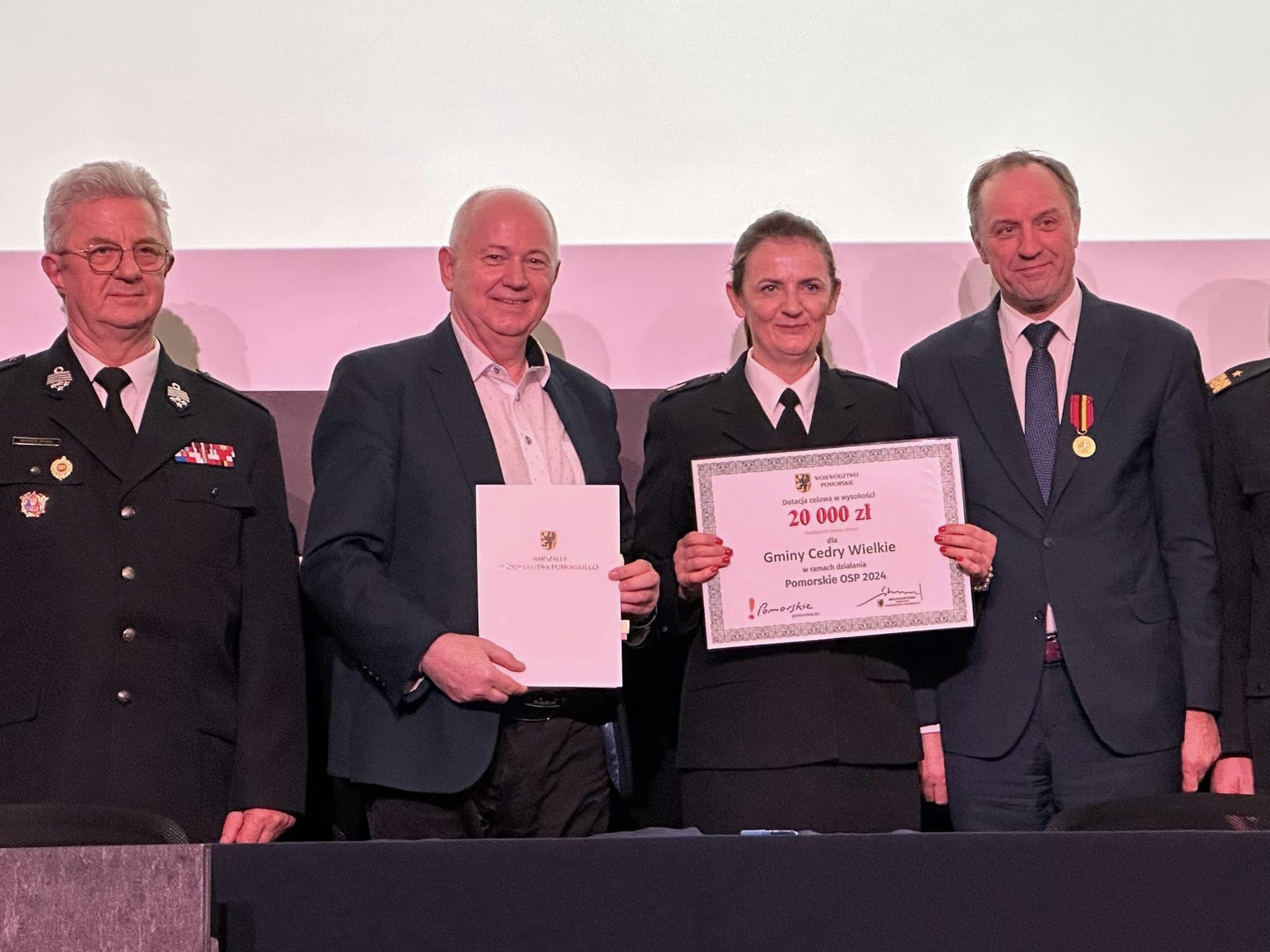 Otrzymaliśmy pieniądze na sprzęt dla strażaków