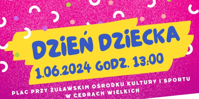 Dzień Dziecka w Gminie Cedry Wielkie