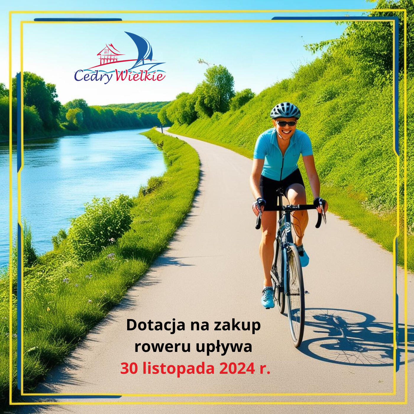 Ważna informacja dla beneficjentów korzystających z dotacji na zakup roweru